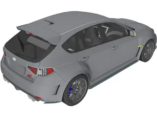 Subaru Impreza WRX Cosworth Edition 3D Model