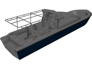 Boat 3D Model