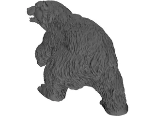 Bear Statue 3D Model