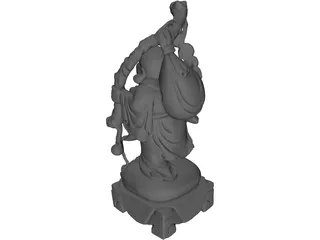 Buddha Statue 3D Model