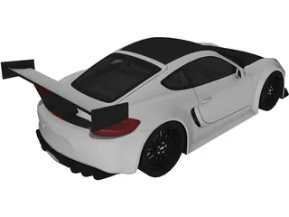 Porsche Cayman S (Tuning) 3D Model