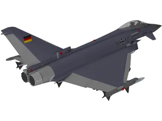 Eurofighter Typhoon 3D Model