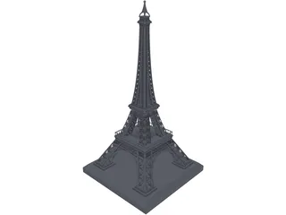 Eiffel Tower 3D Model