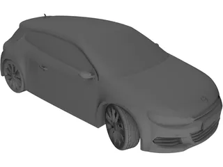 Volkswagen Scirocco 3D Model