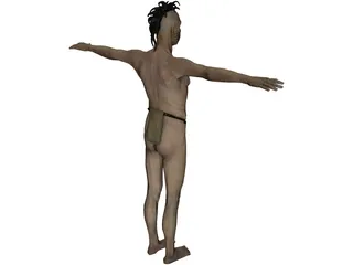 Tribesman 3D Model