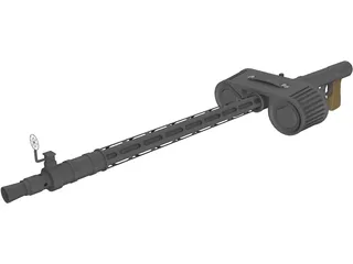 MG-15 German Machine Gun 3D Model