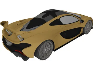 McLaren P1 (2014) 3D Model