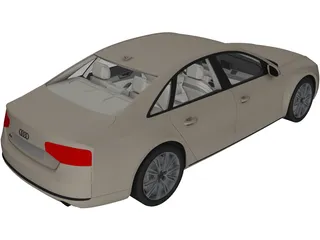 Audi A8 (2015) 3D Model