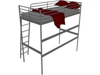 Bed IKEA 3D Model