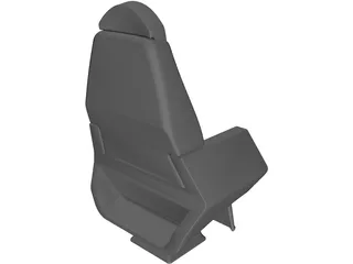 Executive Jet Seat 3D Model