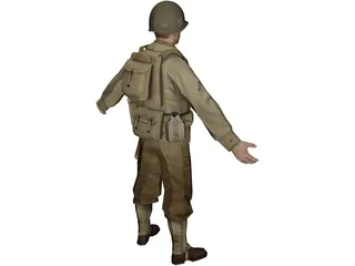 Soldier Rig 3D Model