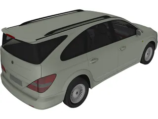 SsangYong Rodius 3D Model