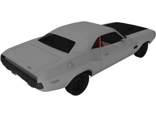 Dodge Challenger TA (1970) 3D Model