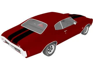 Chevrolet Chevelle SS (1970) 3D Model