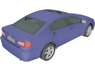 Mitsubishi Galant (2009) 3D Model