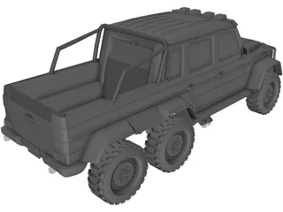 Mercedes-Benz G63 6x6 AMG 3D Model