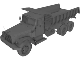 Kraz 256 3D Model