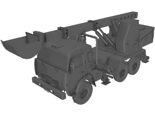 Kamaz AHTEN 3D Model