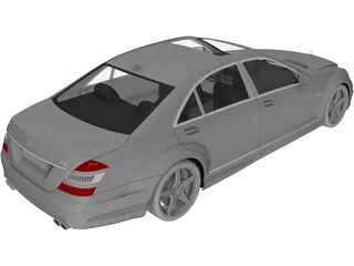 Mercedes-Benz S65 AMG 3D Model