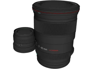 Canon Lenses 3D Model