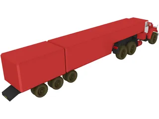 Kraz-6443 3D Model