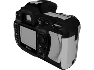 Nikon D200 3D Model