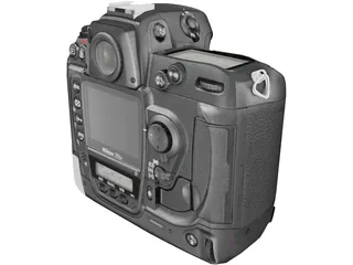 Nikon D2Xs 3D Model