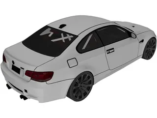 BMW M3 E92 3D Model