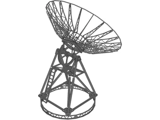 Satellite Dish 3D Model