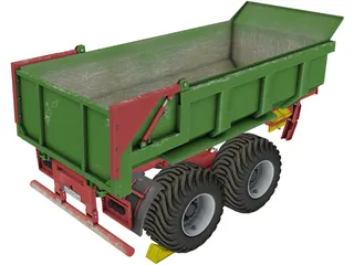 Hilken Trailer HI2250SMK 3D Model