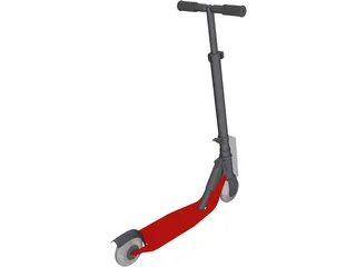 Childs Folding Scooter 3D Model