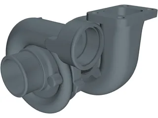 Turbocharger 3D Model