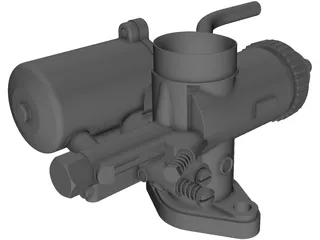 Jikov Czech Carburetor 3D Model