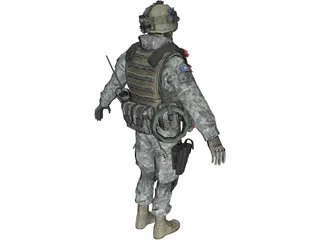 Soldier 3D Model