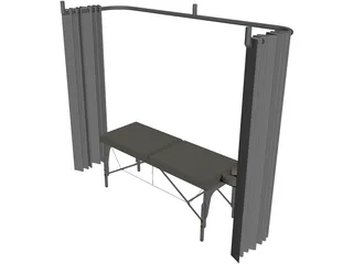 Massage Table 3D Model