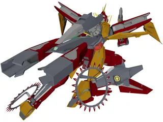 Kyrios Gundam 3D Model