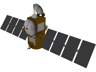 Jason-1 Satellite 3D Model