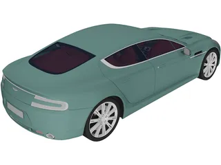 Aston Martin Rapide (2011) 3D Model