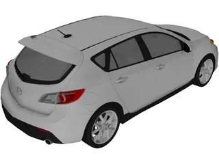 Mazda 3 MPS (2010) 3D Model