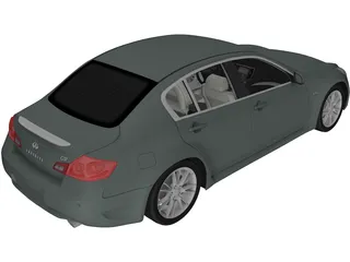 Infiniti G37 Sedan (2009) 3D Model