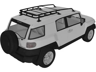 Toyota FJ Cuiser (2011) 3D Model