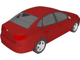 Hyundai Elantra (2008) 3D Model