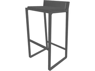 Bar Stool Joe 3D Model