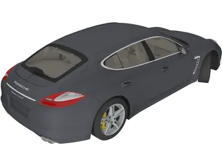 Porsche Panamera Turbo S (2012) 3D Model