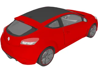 Renault Megane RS 265 (2013) 3D Model