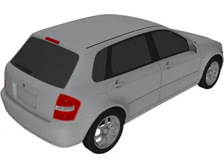 Kia Spectra (2007) 3D Model