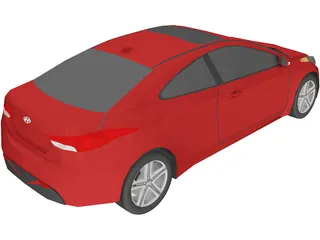 Hyundai Elantra Coupe (2012) 3D Model