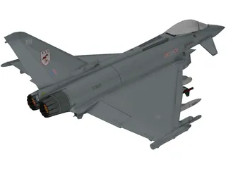 Eurofighter Typhoon 3D Model