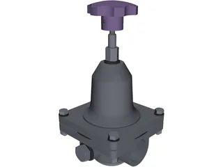 Pressure Reducing Valve 3D Model