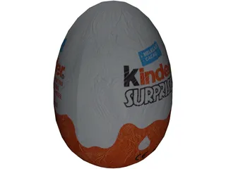 Kinder Surprise 3D Model